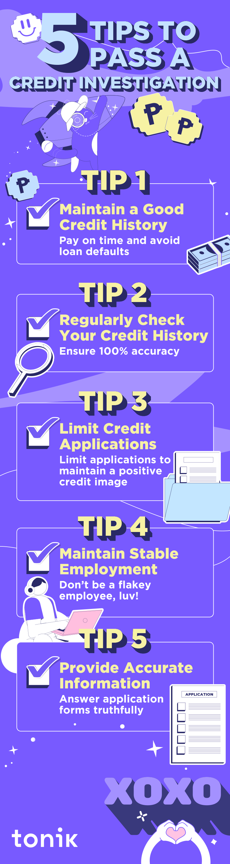 Infographic about credit investigation in the Philippines