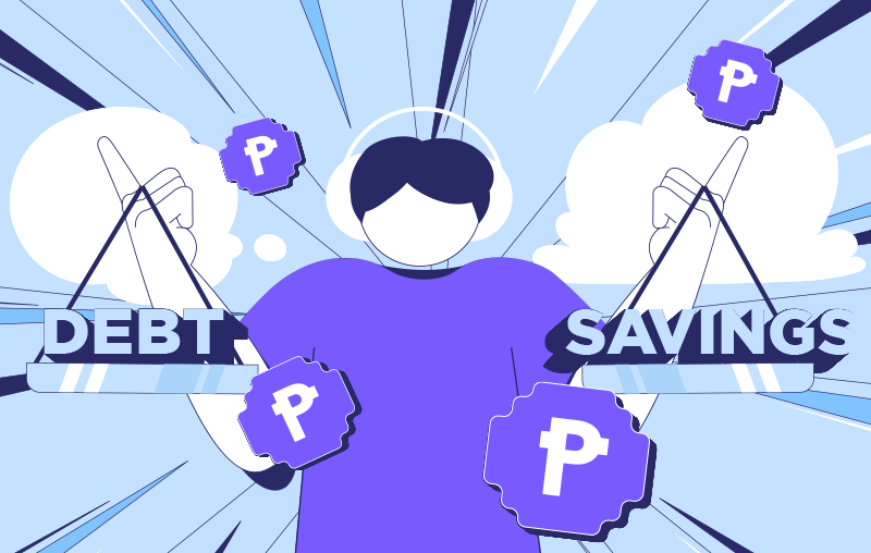 balancing debt repayment with saving