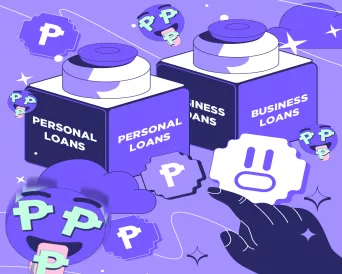 person choosing between a business loan and a personal loan