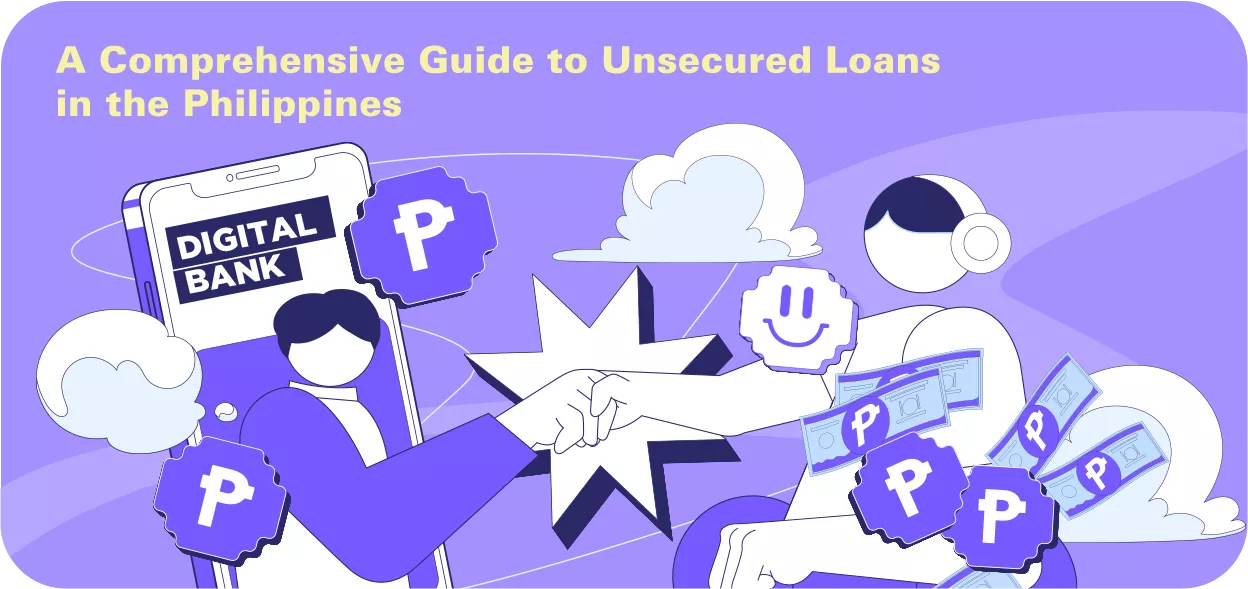 Person receiving an unsecured loan from a lender