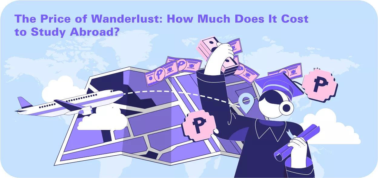 Filipino student with a student loan studying abroad