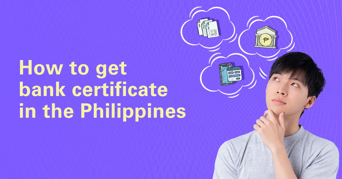Bank Certificate in the Philippines