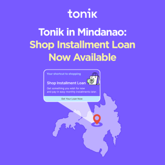 Infographic about Tonik Brings Shop Installment Loans to Mindanao — Completing Nationwide Rollout